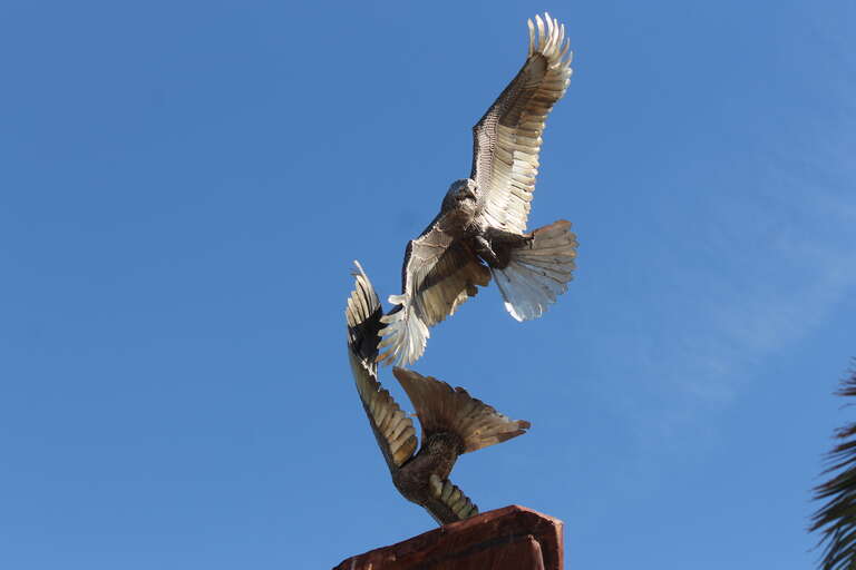 A statue by Thomas Dopnalson named &quot;Where Freedom Prevails&quot; in Boulder City, Nevada.