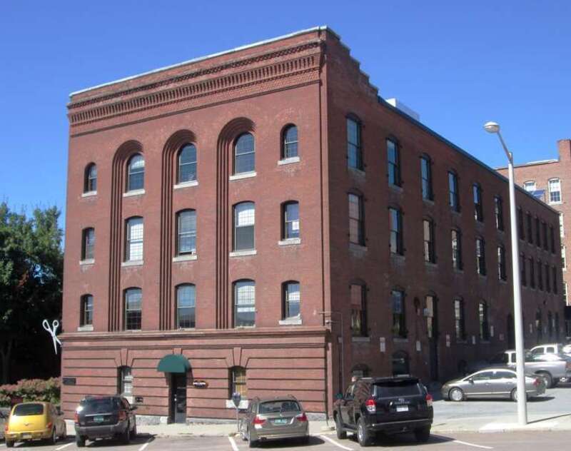 110 Main Street between Pine and St. Paul Streets in Burlington, Vermont is part of the Wells-Richardson Complex.  It was built in 1897 with Second Renaissance Revival elements, and was the printing shop for the Wells-Richardson Company. (Source: