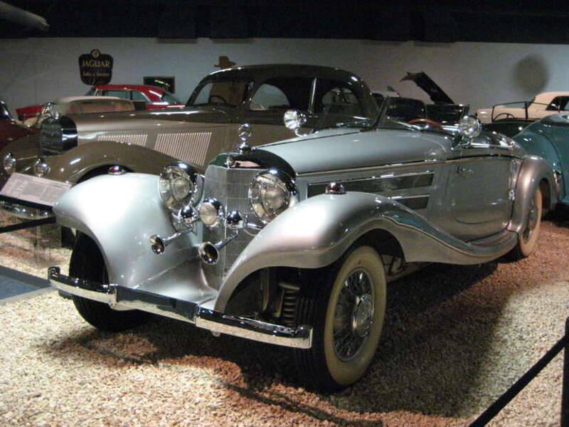 1936 Mercedes-Benz 500 K Special Roadster, part of the Harrah Collection at the National Automobile Museum, in Reno, Nevada