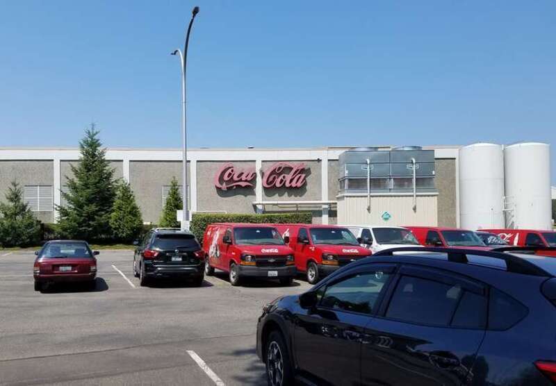 Coca-Cola building in the Bel-Red area of Bellevue, Washington in 2018.