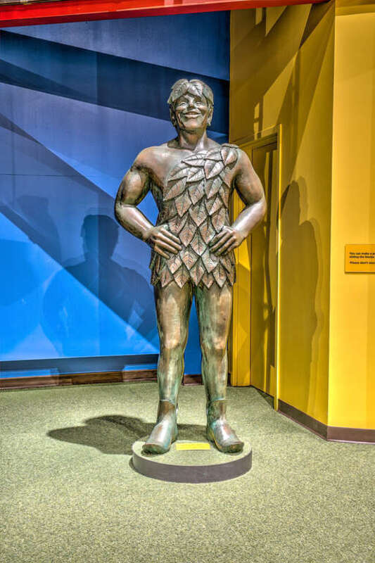 Jolly Green Giant statue at the Minnesota History Center, courtesy of the Lake Benton Area Historical Society