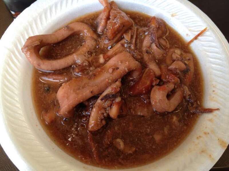 Adobong Pusit (Squid adobo)