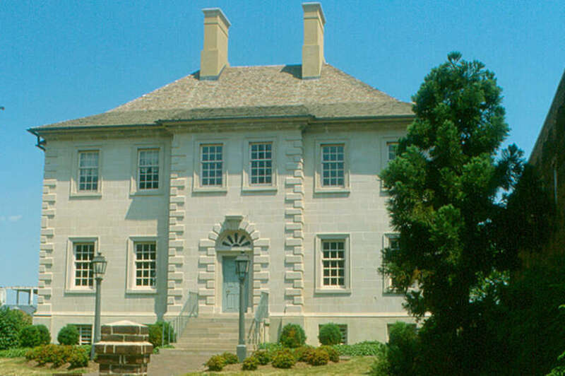 Carlyle House was built in Alexandria, Virginia in 1751-1753 by John Carlyle, a Scottish merchant.  It is on Fairfax Street near King Street.  Alexandria existed before Washington, D.C. was founded.  It was a port city, as far up the Potomac River as