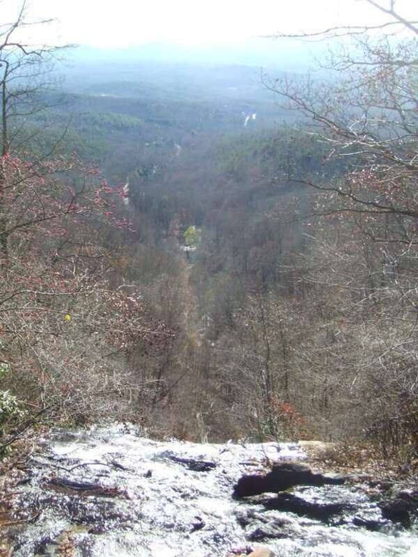View from the top of Amicalola Falls, Amicalola Falls State Park, Georgia, USA