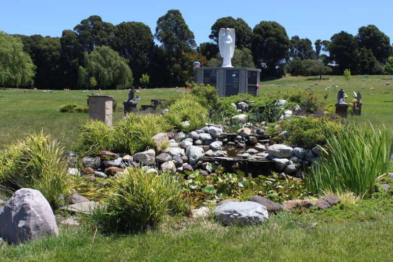 Angel Falls burial site at Rolling Hills Memorial Park