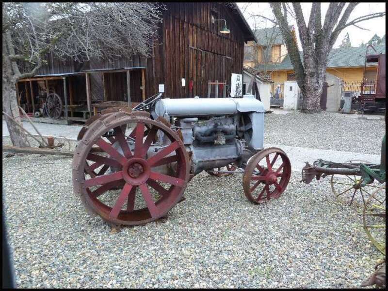 Antique Farm Equipment: Folsom Train Depot
