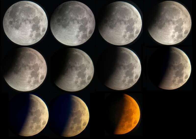 Composite of sequential images captured this morning from the grounds of the Fox Observatory.  Afocal captures hand-held with iPhone up to 20mm Plossl with 0.5 focal reducer. Telescope - Celestron CPC800 XLT.