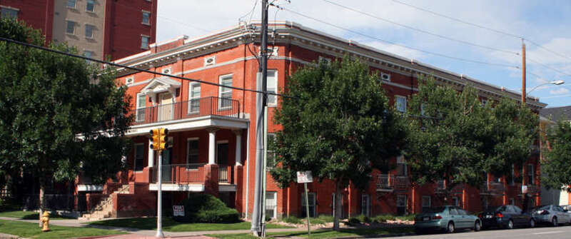 The Arcanum Apartments, listed on the National Register of Historic Places and located at 1904 Logan Street in Denver, Colorado