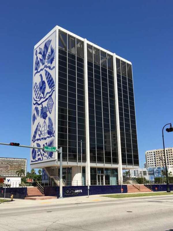 Photo of the Bacardi Building in Miami. On the US National Register of Historic Places.