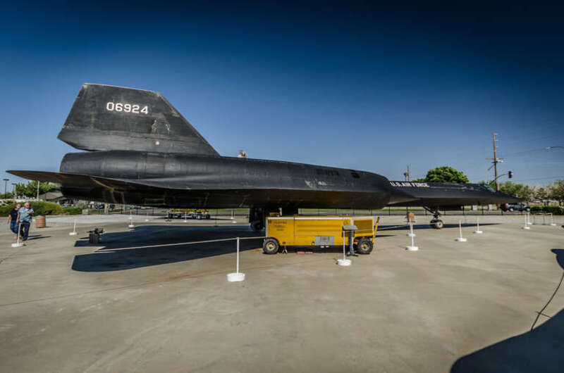The predecessor of the SR-71 Blackbird was this aircraft - the A-12 OXCART. This particular one was the very first A-12 built and took the type's maiden flight in 1962. This actual aircraft was only every used for testing but others of its type saw