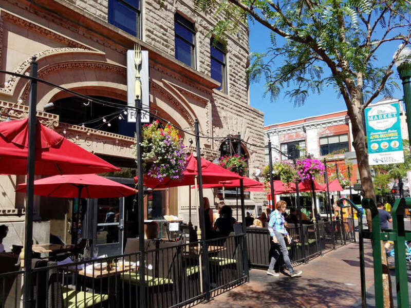 Boise City National Bank (1891) in Boise, Idaho, was designed by James King and remodeled by Tourtellotte &amp;amp; Hummel. The building features sandstone from Table Rock.