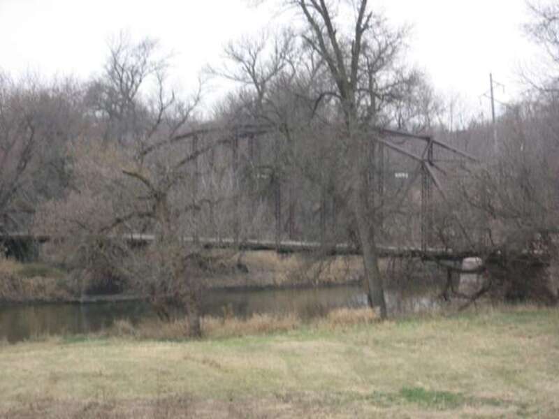 Bridge at Iverson Crossing between Brandon and Sioux Falls, South Dakota, USA. (A closer shot didn't seem possible due to 'No Trespassing' signs all over the place.)