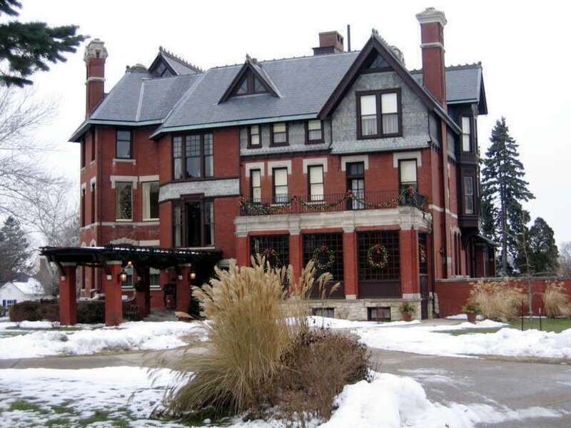 Brucemore estates in Cedar Rapids, Iowa, was built between 1884 and 1886. This picture was taken in the winter of 2005.