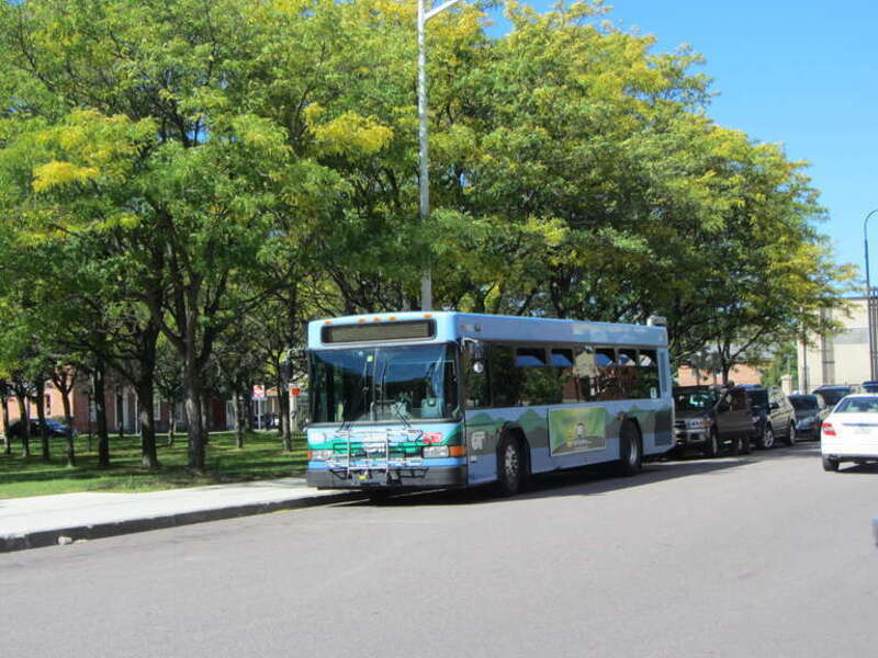 A CCTA bus in Burlington at September 2012