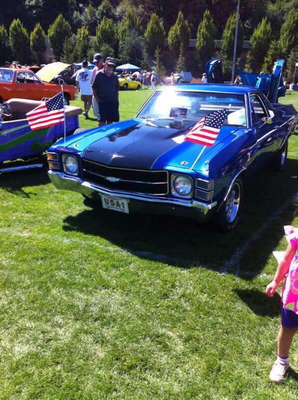The Car Show at the 2014 annual Party in the Park, held at Howard M. Terpenning Recreation Complex in Beaverton, Oregon.