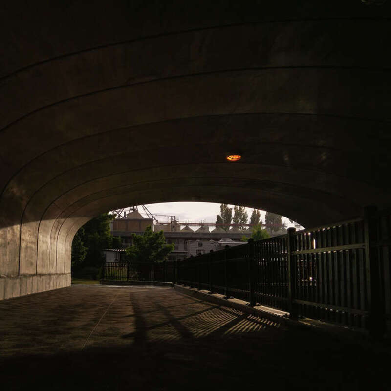 500px provided description: Cast [#sunrise ,#sunset ,#spring ,#color ,#travel ,#sun ,#light ,#urban ,#architecture ,#factory ,#concrete ,#summer ,#orange ,#shadow ,#green ,#warm ,#dark ,#mill ,#shadows ,#tunnel ,#industrial ,#cast ,#shade