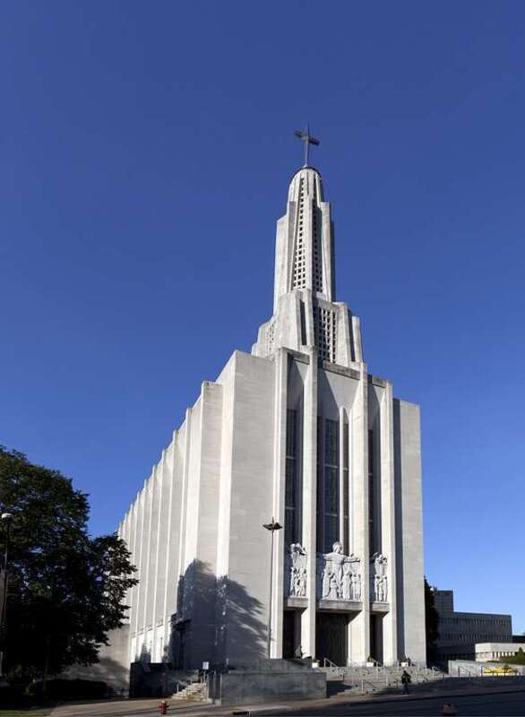Title: Cathedral of Saint Joseph, Hartford, Connecticut.
Physical description: 1 photograph : digital, tiff file, color.

Notes: Gift; George F. Landegger; 2011; (DLC/PP-2011:166).; Forms part of: George F. Landegger Collection of Connecticut