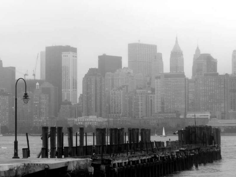 The old ferry docks at the CRRNJ railroad terminal in Jersey City.