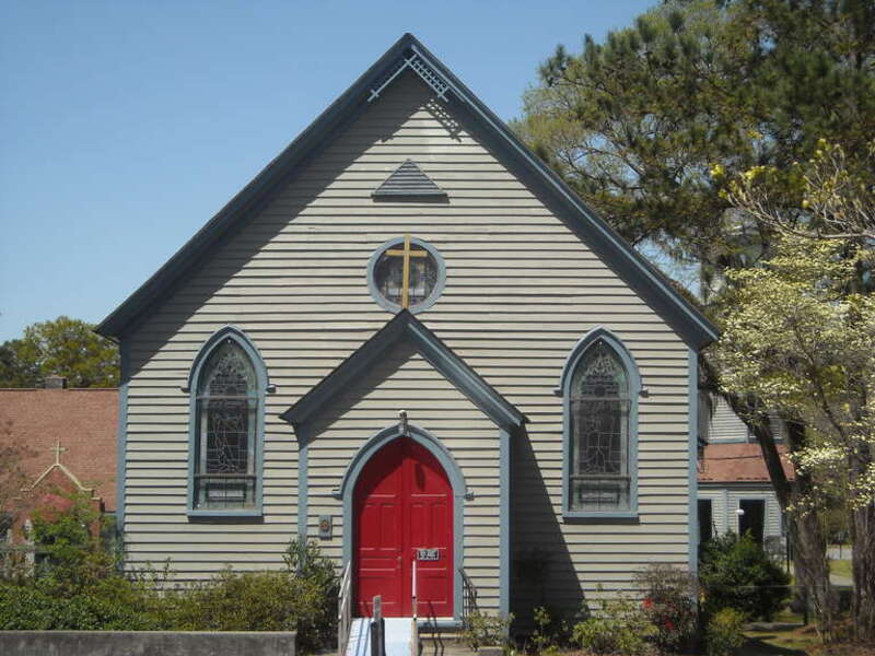 Chapel at St. Luke's Lutheran Church in Summerville, South Carolina. It was the congregation's original church building.