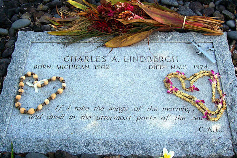 Charles A. Lindbergh Tombstone, October 5, 2006