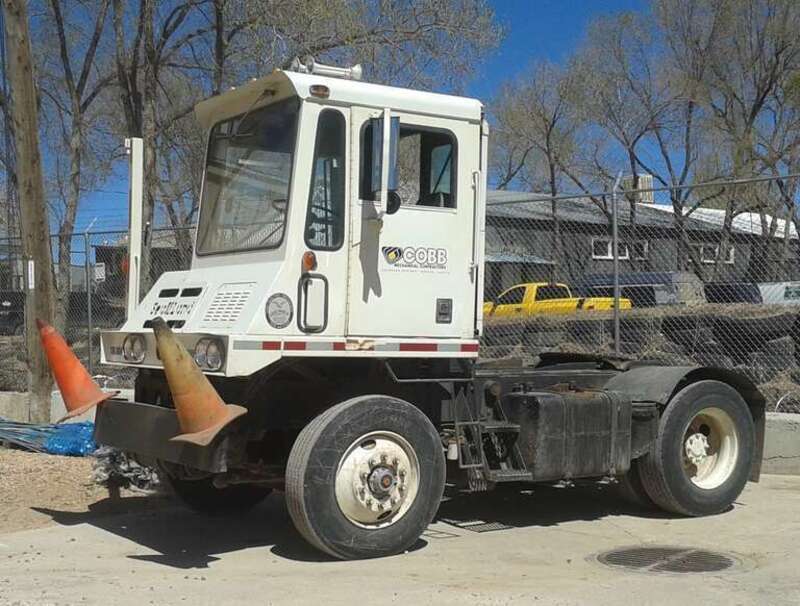 Cobb Mechanical Contractors semi-truck in Colorado Springs, Colorado.