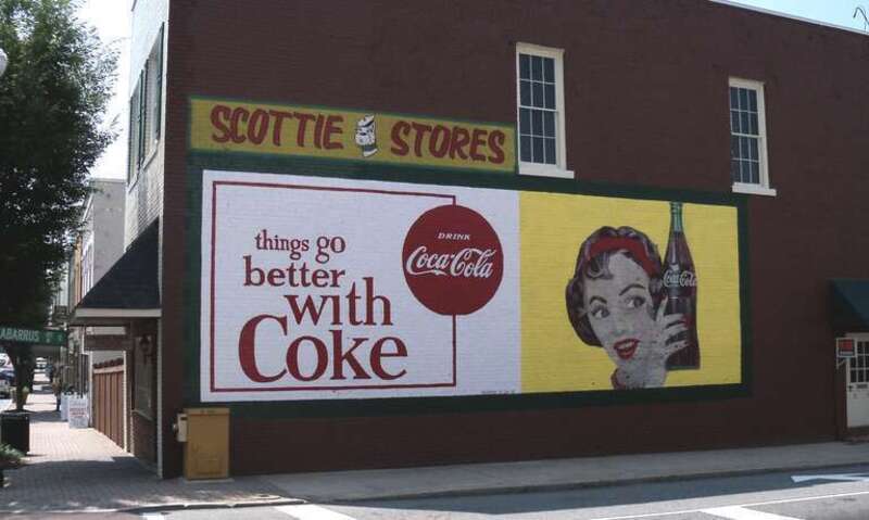 Coca-Cola mural