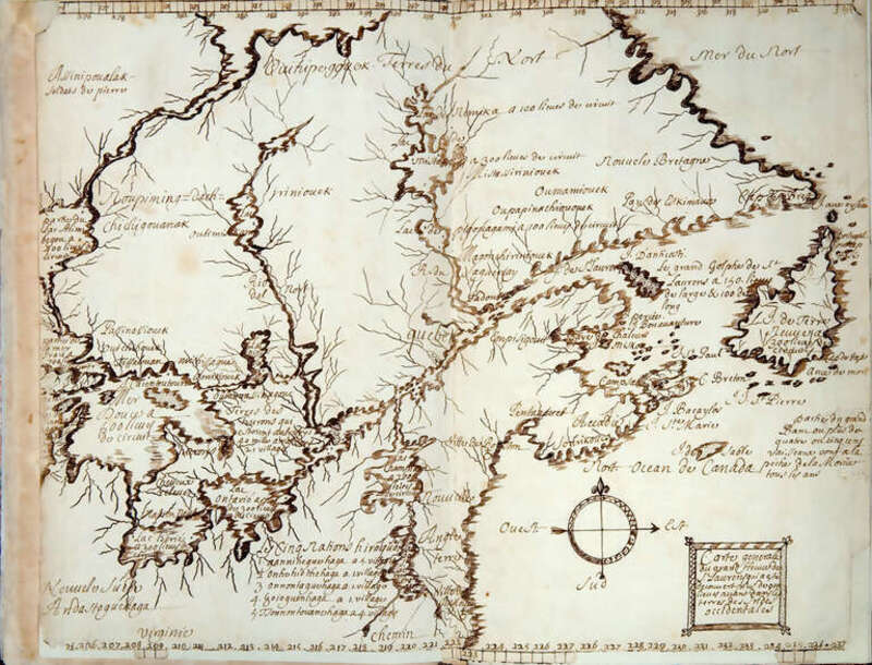 Codex canadensis Deuxième de couverture. (Gilcrease Museum)