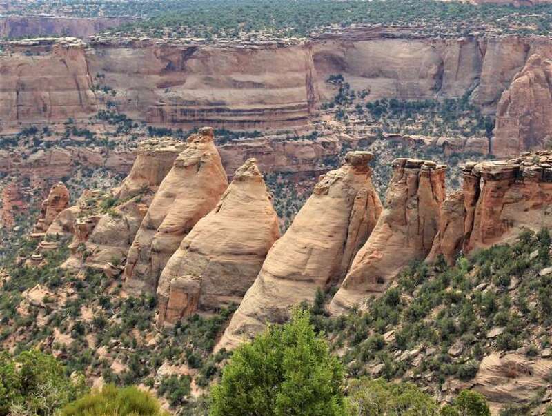 A series of colorful rock domes created by the natural sculpting forces of wind, water and ice.
Colorado National Monument, Colorado