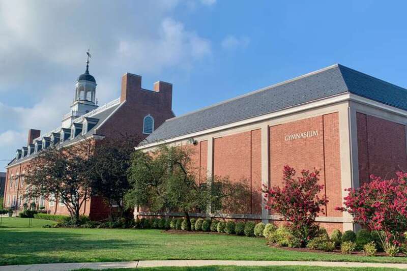College Avenue Gymnasium of Rutgers University in New Brunswick, New Jersey.