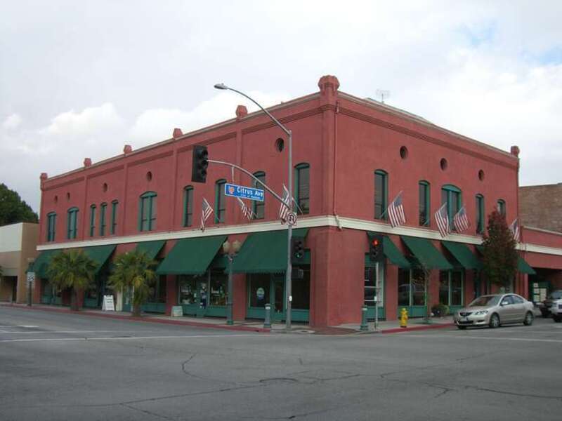 Corner building, Citrus Avenue, Redlands, California