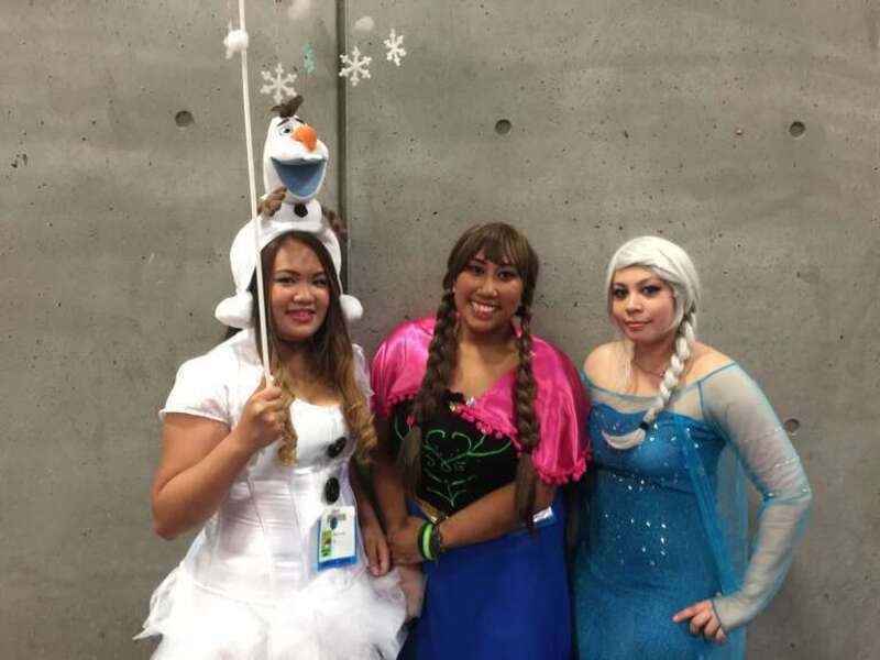 Cosplay of Frozen (movie) characters, SDCC 2015.