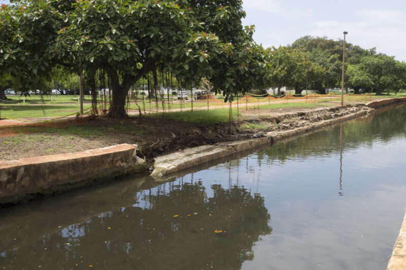 Damage from Tropical Depression Kilo