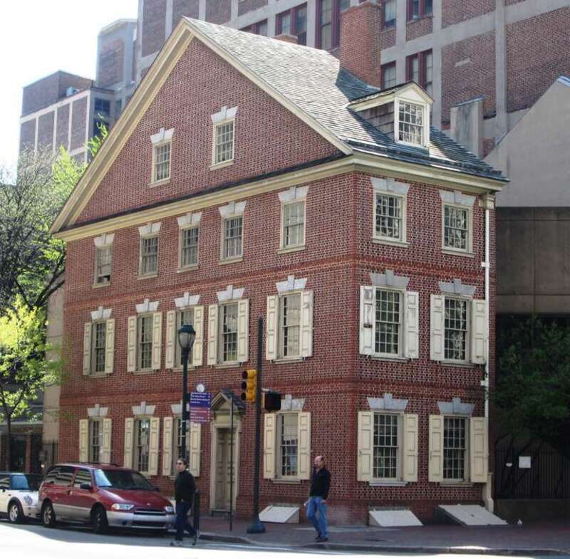 Declaration House or the Graff House at 700 Market Street at the corner of S. 7th Street in Center City, Philadelphia, is the boarding house in which Thomas Jefferson wrote the Declaration of Independence. Originally built in 1775 by Joseph Graff,