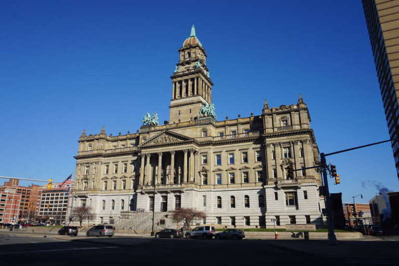 The Wayne County Building in Detroit, Michigan (United States).