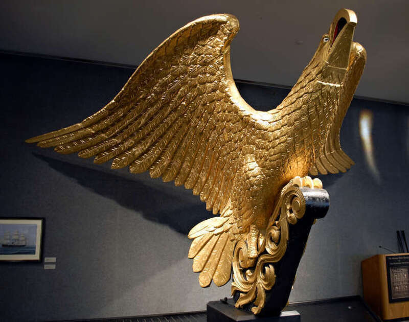 A cool figurehead at the Maritime Museum.