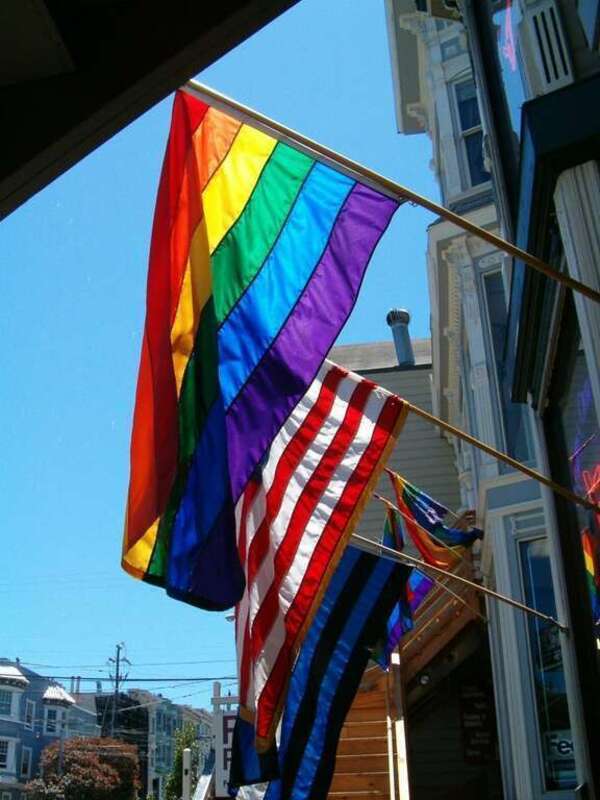 Flags on Castro Street
