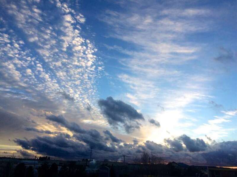 The sky in Flagstaff, Arizona, USA.