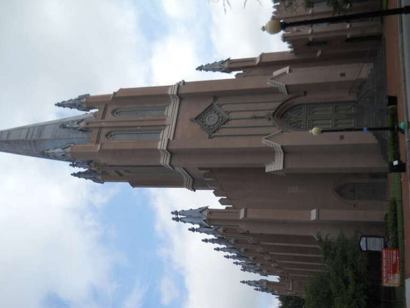 Freemason Street Baptist Church, Northeast corner of Freemason and Bank Sts.