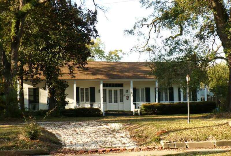 The Gates-Daves House at 1570-1572 Dauphin Street in Mobile, Alabama.  Built in 1841.  On the National Register of Historic Places.