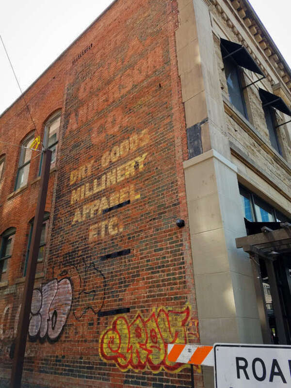 A ghost sign for George A. Anderson Co. in Union Block Alley, behind the Montandon building (1908), Boise, Idaho.