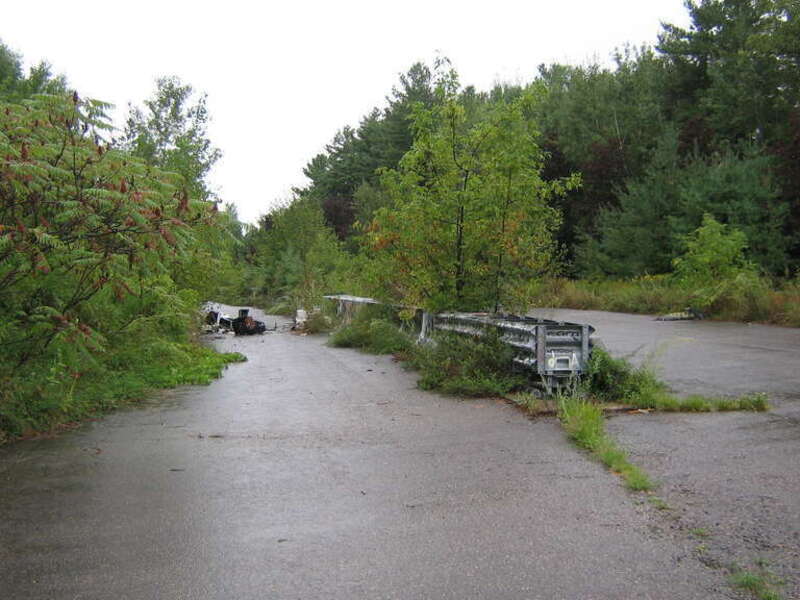 An unused extension of Interstate 189 in Burlington, Vermont, looking south.