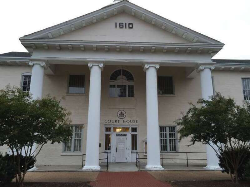 Originally described as the Hampton City Hall, but doesn't match other photos of the building