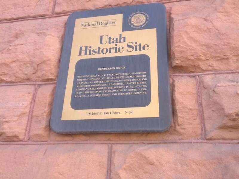 Henderson Block, 375 W. 200 South Central City West
