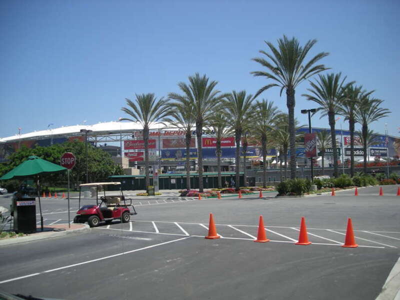 The exterior of the Home Depot Center in Carson, California (United States).