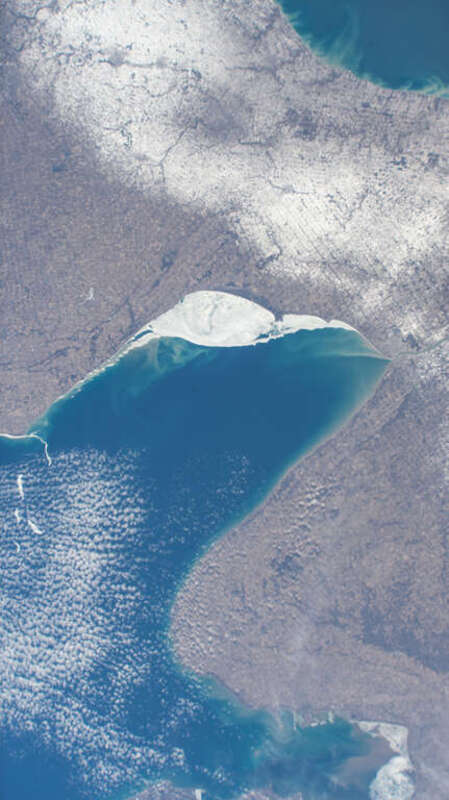 View of Michigan taken during ISS Expedition 55.
