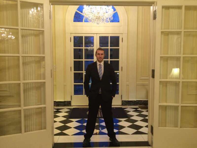 Jean-Michael Harris at the Duke Mansion.