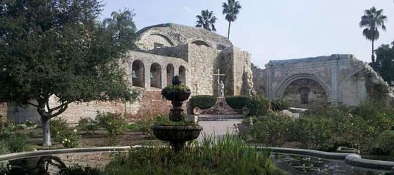 The beautiful ruins of Mission San Juan Capistrano