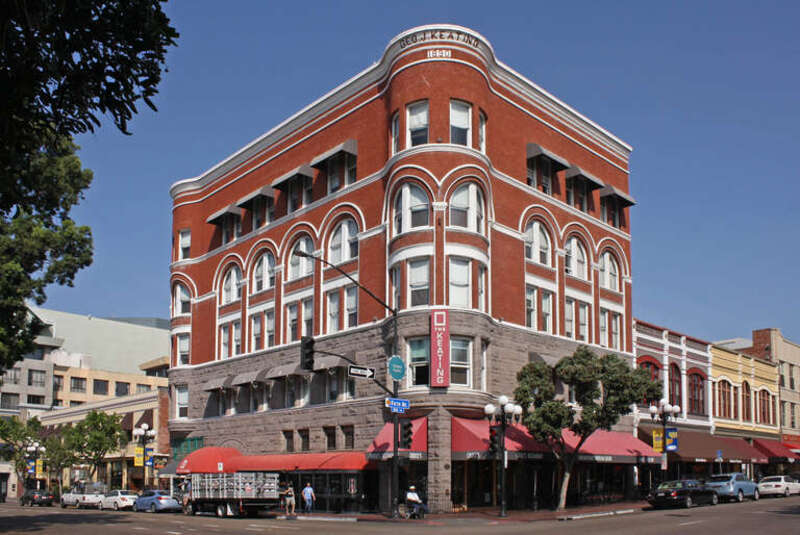 The Keating Building (1890) in San Diego, California