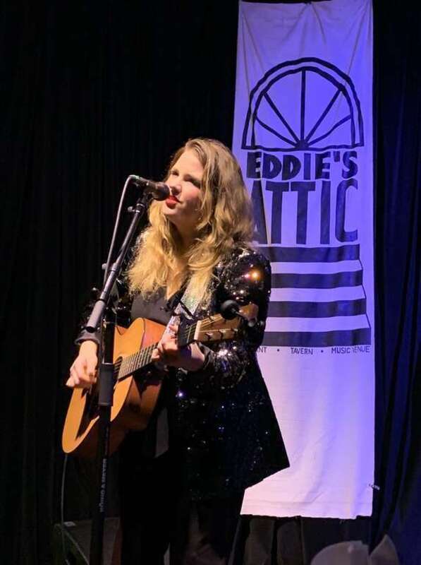Kristen Englenz performs at Eddie's Attic in Decatur, Georgia on January 24, 2020