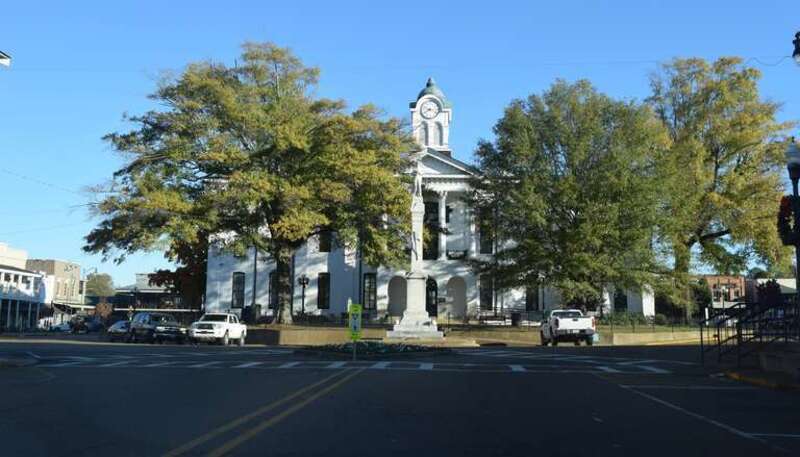 The Lafayette County Courthouse on the Square in Oxford, Mississippi